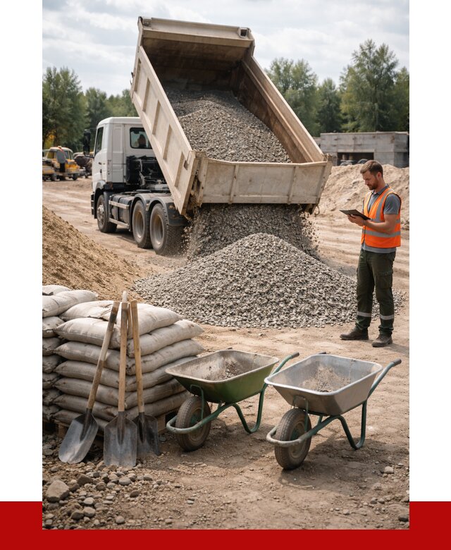 Доставка нерудных материалов в Лениногорске от 1238 руб. | ПРОНЕРУДЛнр