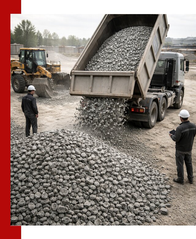 Доставка гранитного щебня фракции 20-40 в Лениногорске