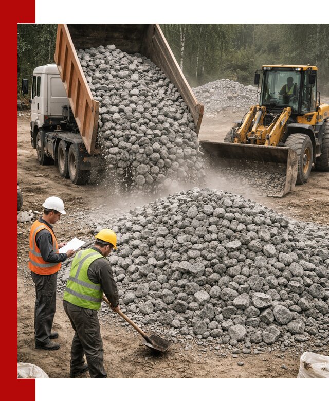 Гранитный щебень фракция 70-150 доставка в Лениногорске