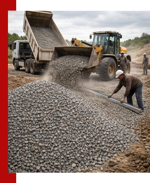 Гравийный щебень фракция 5-20 с доставкой в Лениногорске