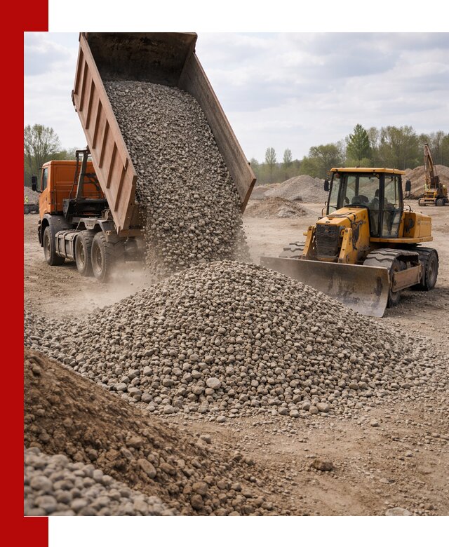 Доставка гравийного щебня фракции 40-70 в Лениногорске
