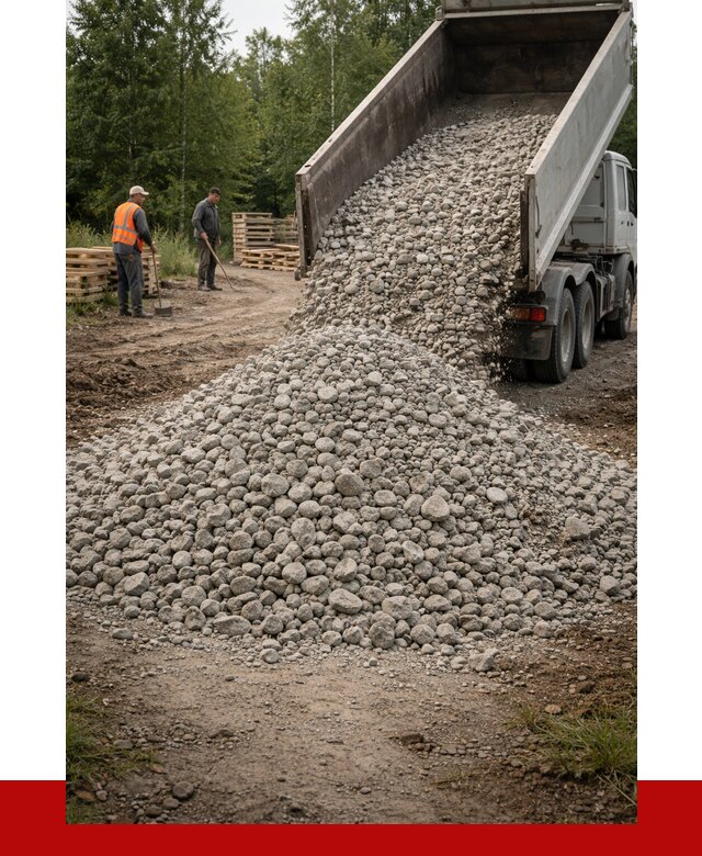 гравийный щебень фракция 70-120 в Лениногорске от 2528 р. ПРОНЕРУДЛнр