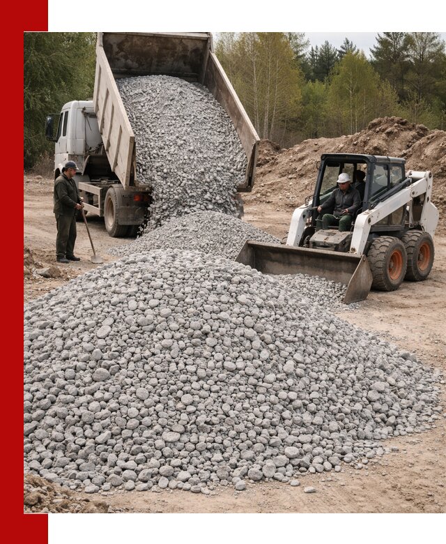 Доставка доломитового щебня в Лениногорске напрямую от карьера