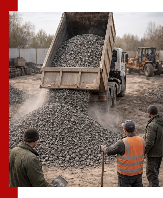 Доставка шлакового щебня в удобные сроки по выгодной цене в Лениногорске