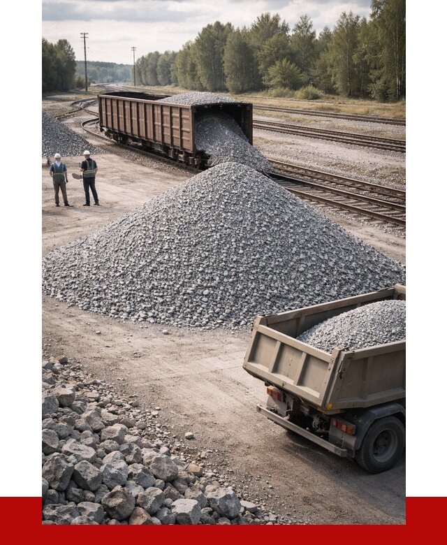 Железнодорожный щебень 20-60 в Лениногорске от 1754 р. | ПРОНЕРУДЛнр
