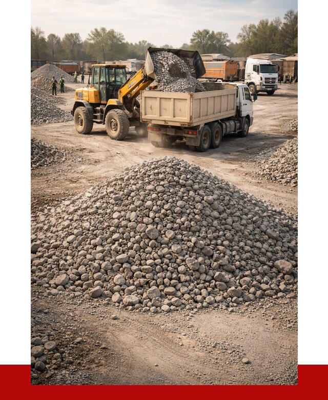 Вторичный щебень фракция 40-70 в Лениногорске от 1796 р, ПРОНЕРУДЛнр