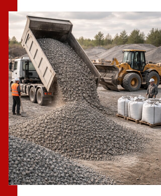 Бетонный щебень фракция 5–20 с доставкой в Лениногорске