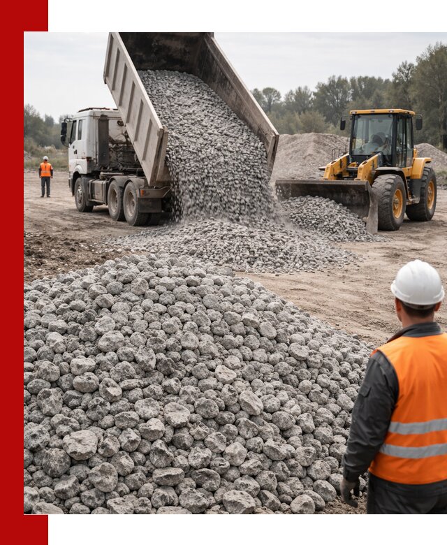 Доставка бетонного щебня фракции 20-40 в Лениногорске