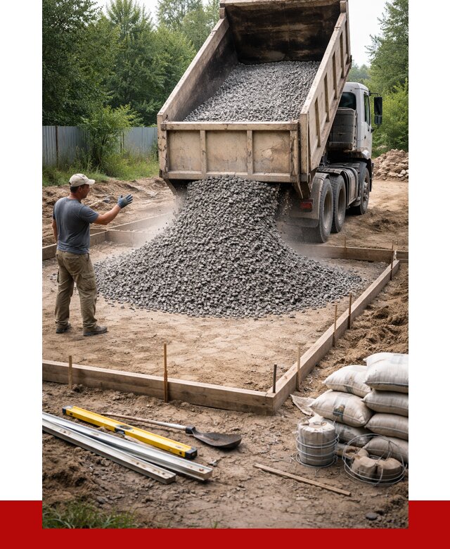 Купить щебень для фундамента в Лениногорске от 4644 р. | ПРОНЕРУДЛнр
