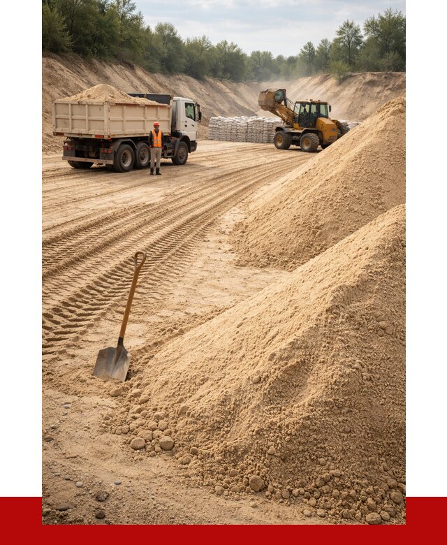 Карьерный песок мелкозернистый в Лениногорске от 9288 р. | ПРОНЕРУДЛнр