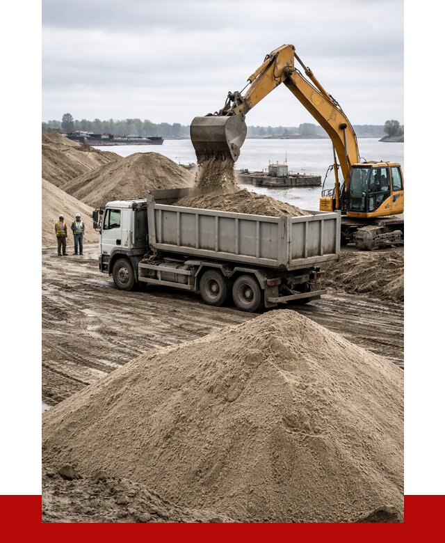 Купить речной песок навалом в Лениногорске от 1858 р., ПРОНЕРУДЛнр