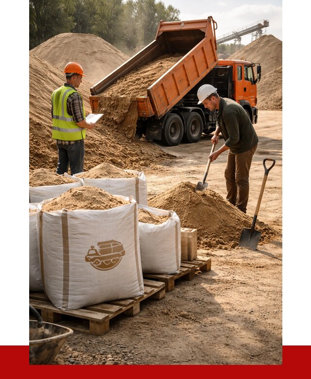 Строительный песок в Лениногорске от 2270 р. с доставкой, ПРОНЕРУДЛнр