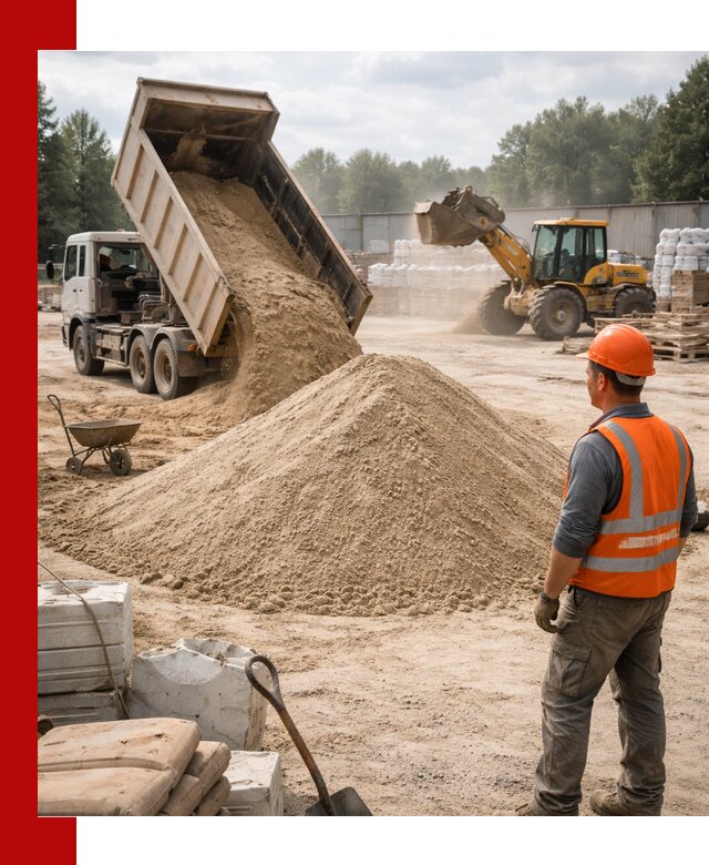 Доставка строительного песка с самосвалом в Лениногорске