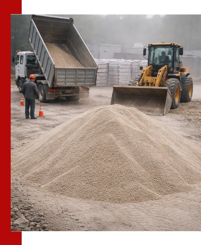 Кварцевый песок фракция 0–8 для стройработ в Лениногорске