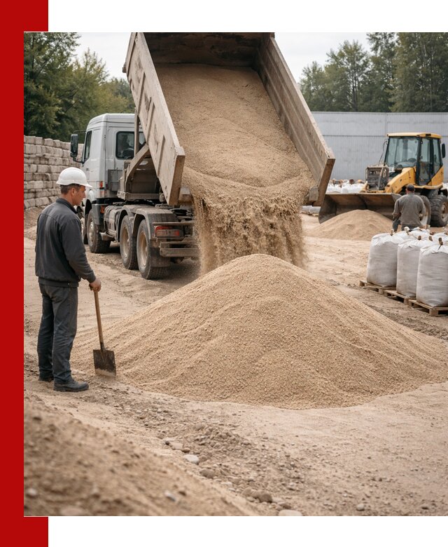 Кварцевый песок фракция 0–3 мм с доставкой в Лениногорске
