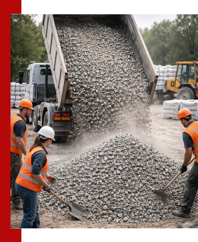 Доставка гравия и камня в Лениногорске оптом и в розницу