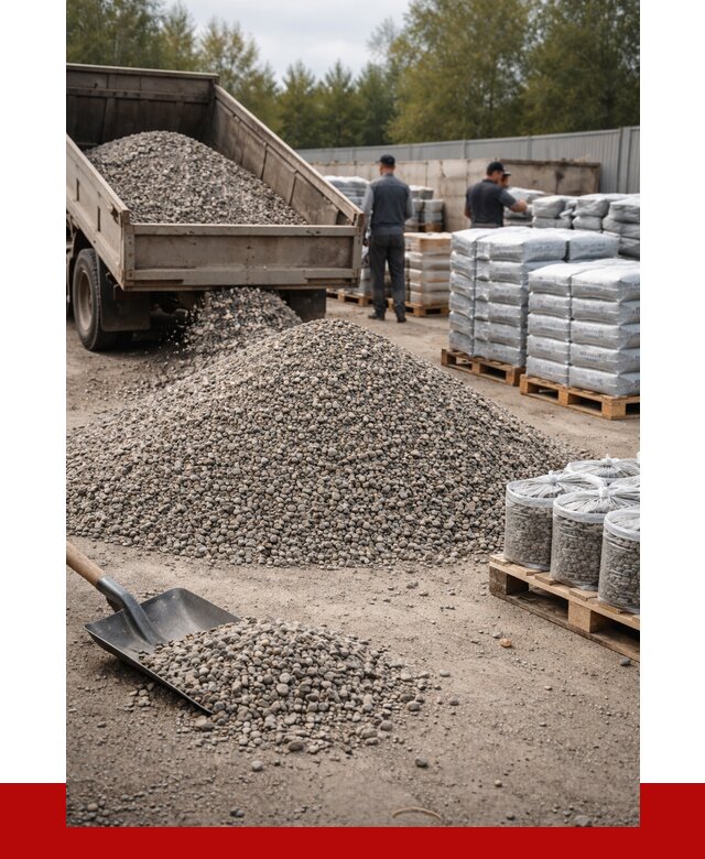 Гравий фракция 5-20 в Лениногорске купить от 2374 р. ПРОНЕРУДЛнр