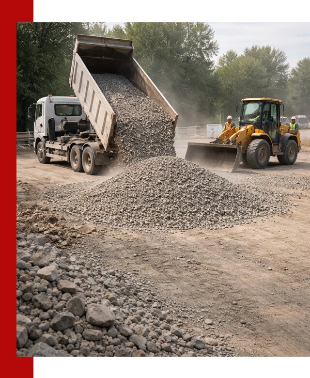Гравий фракция 5–20 доставка в Лениногорске оптом и в розницу