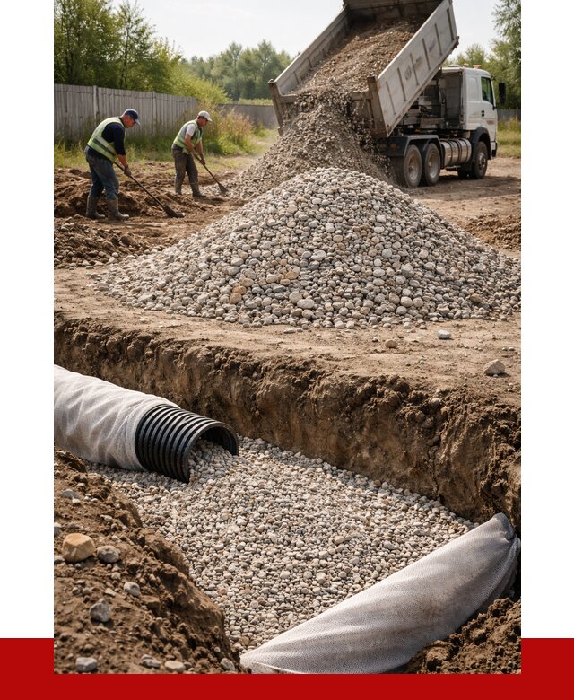 Гравий для дренажа в Лениногорске от 2270 р., доставка ПРОНЕРУДЛнр