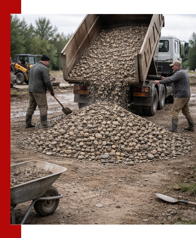 Доставка гальки речной оптом и в розницу в Лениногорске