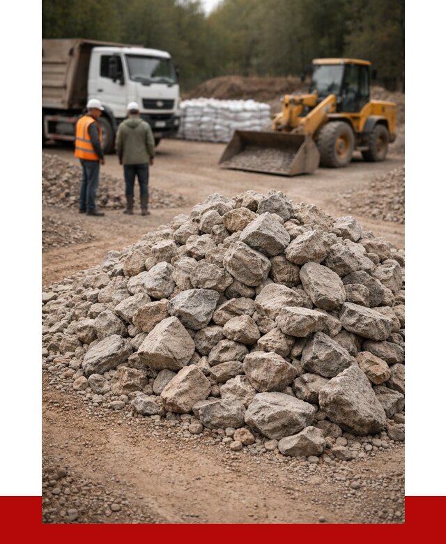 Купить бутовый камень с доставкой в Лениногорске от 2374 р. | ПРОНЕРУДЛнр