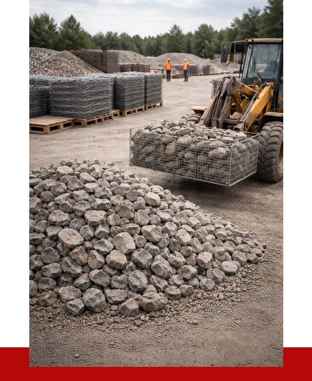 Камень для габионов фракция 70-150 в Лениногорске от 4334 р. | ПРОНЕРУДЛнр