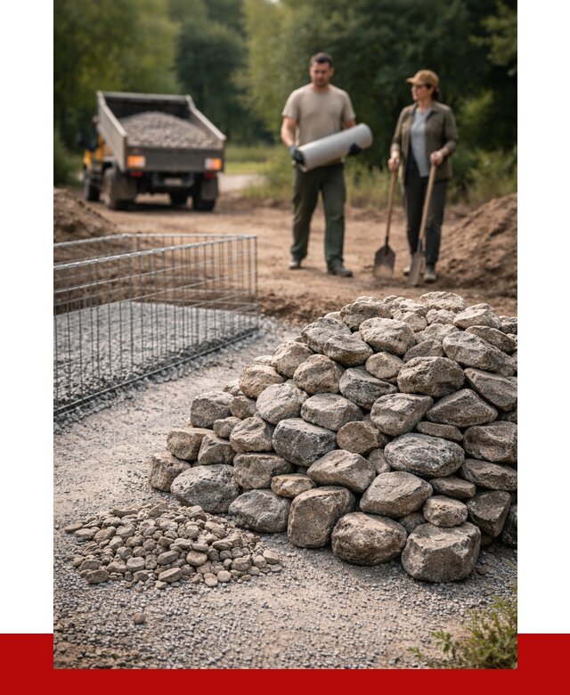 Камень для габионов фракция 100-200 в Лениногорске от 4954 р. | ПРОНЕРУДЛнр