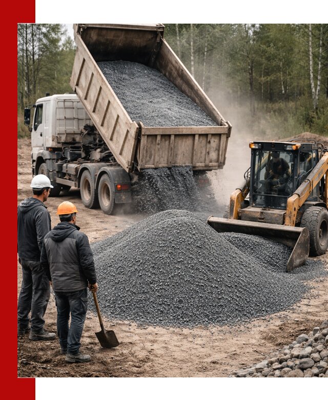 Гранитный отсев 0-5 с доставкой и разгрузкой в Лениногорске