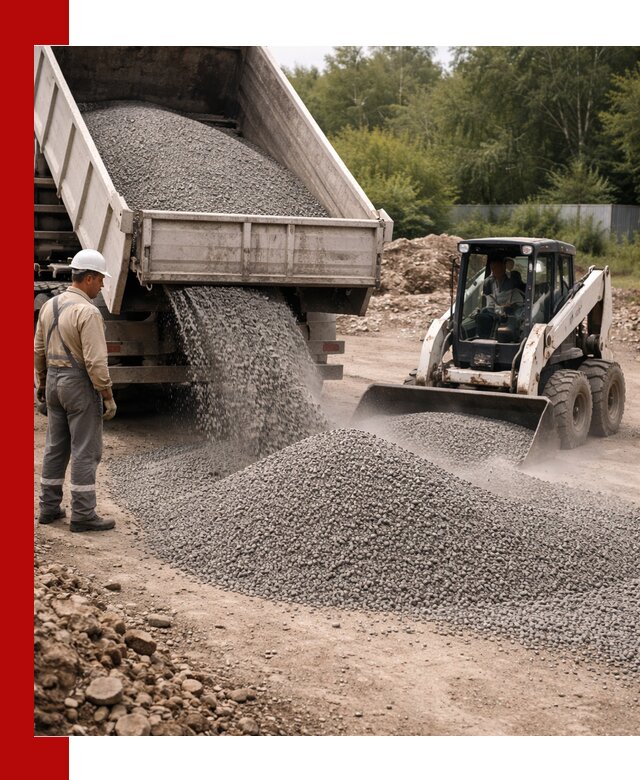 Доставка гравийного отсева 0-5 в Лениногорске оптом и в розницу