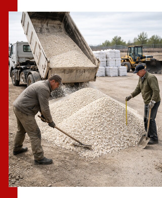 Мраморная крошка с доставкой и разгрузкой в Лениногорске