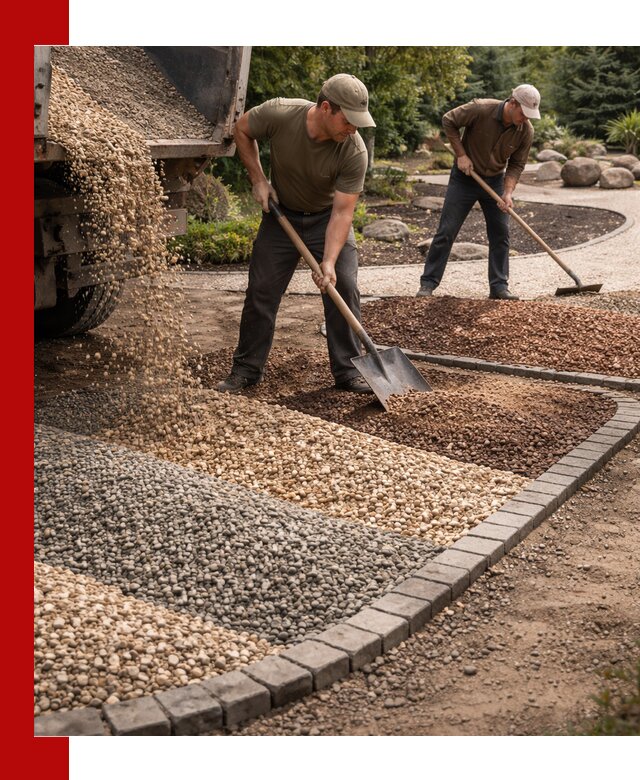 Декоративная крошка для ландшафта в Лениногорске — продажа и доставка