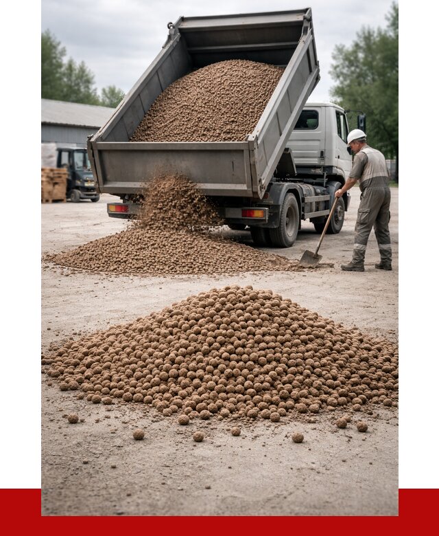 Керамзит с доставкой в Лениногорске от 4334 р. за м3 | ПРОНЕРУДЛнр