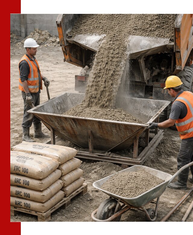 Доставка цементно-песчаной смеси М100 в Лениногорске