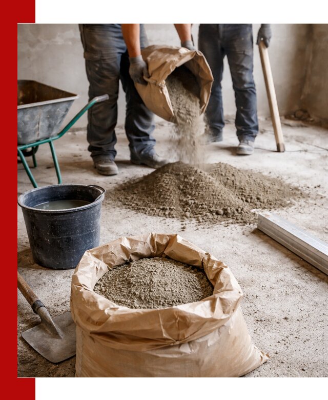 Доставка сухой смеси для стяжки в Лениногорске