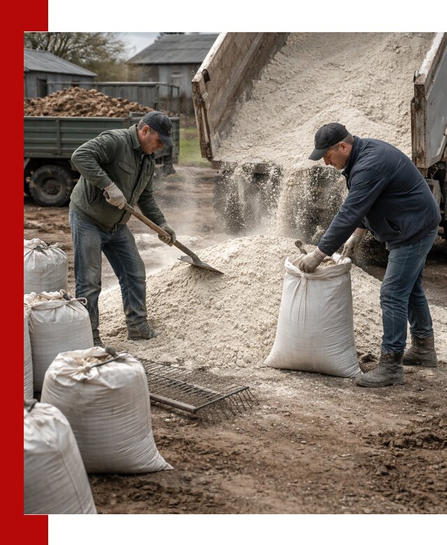 Доставка извести пушонки в Лениногорске оптом и мелким оптом