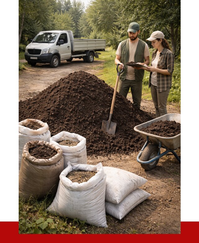 Купить грунт с доставкой в Лениногорске от 4644 р. за м3 | ПРОНЕРУДЛнр