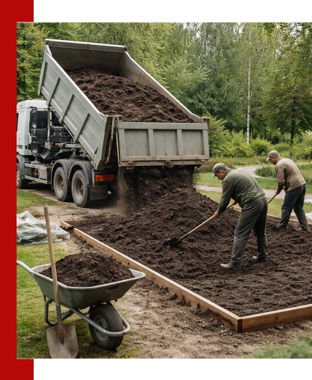 Доставка грунта для озеленения и благоустройства в Лениногорске