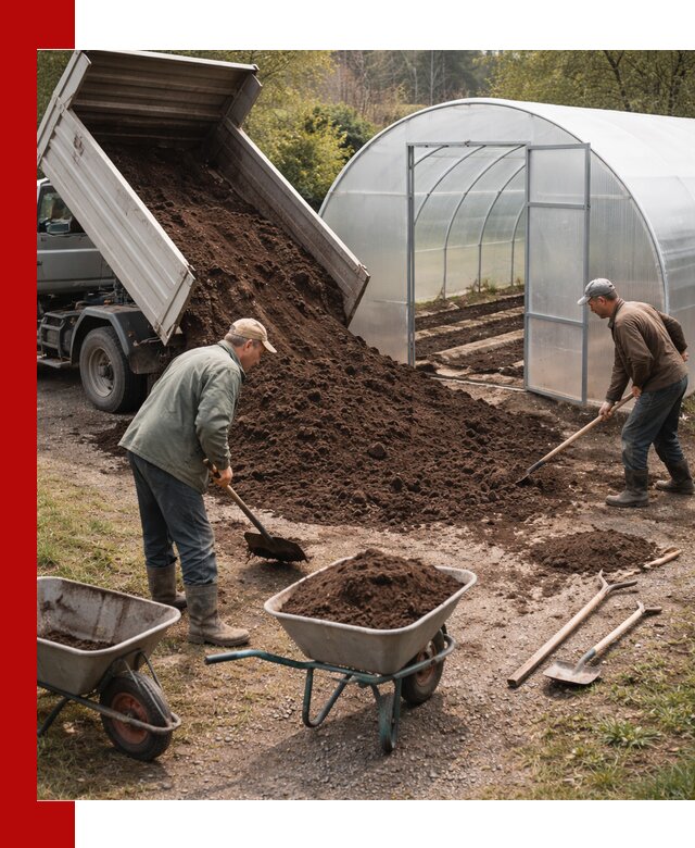 Грунт для теплицы с доставкой в Лениногорске — плодородный субстрат под растения