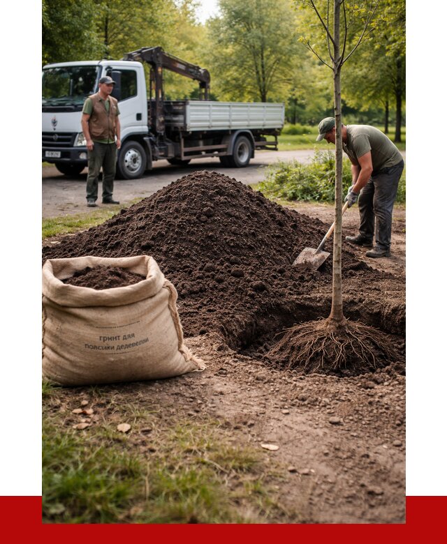 Грунт для посадки деревьев в Лениногорске от 1238 р. | ПРОНЕРУДЛнр