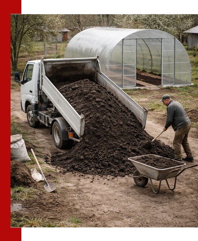Чернозем для теплицы с доставкой в Лениногорске