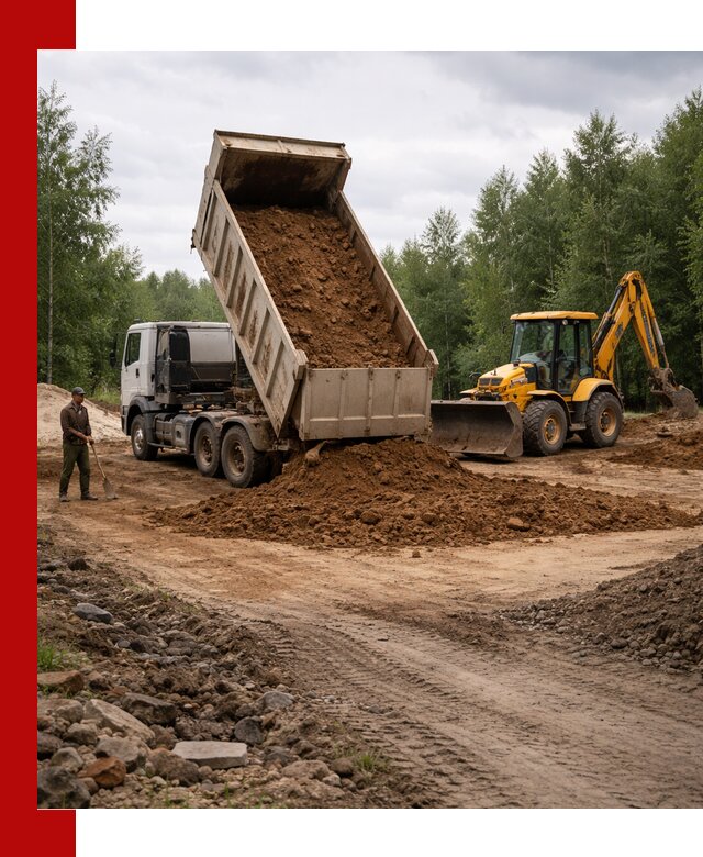 Доставка суглинка самосвалами в Лениногорске подсыпка и планировка