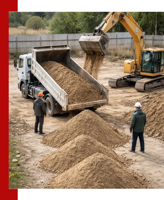 Доставка супеси вагонными и автопартиями в Лениногорске