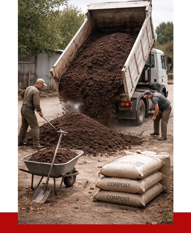 Купить компост в Лениногорске от 4334 р. за куб с доставкой | ПРОНЕРУДЛнр