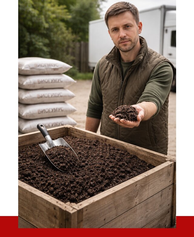 Купить биогумус в Лениногорске с доставкой от 8772 р. за куб | ПРОНЕРУДЛнр