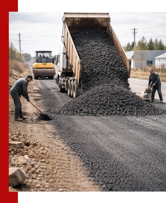 Асфальтовая крошка для дорог в Лениногорске — поставка и доставка