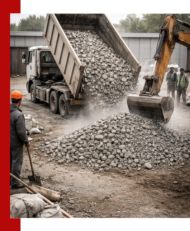 Доставка дробленого бетона в Лениногорске оптом и в розницу