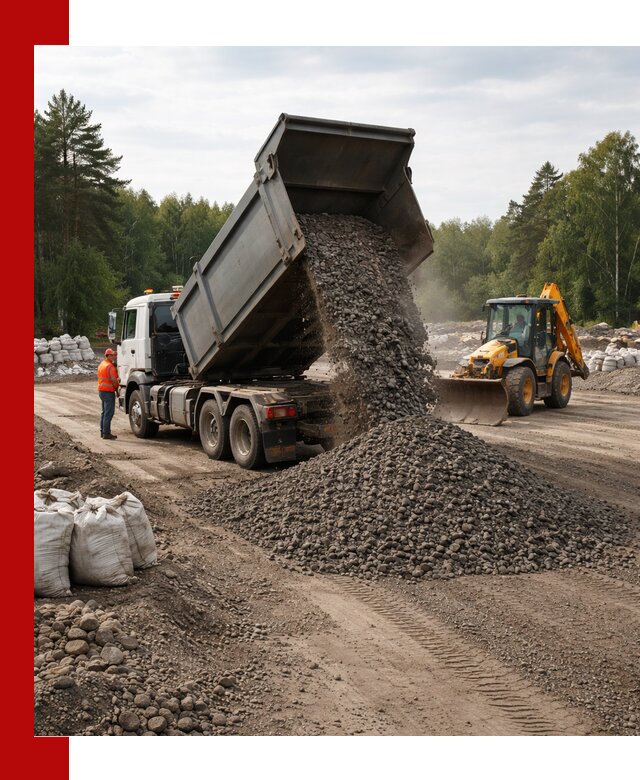 Доставка дробленого асфальта в Лениногорске для дорожных работ