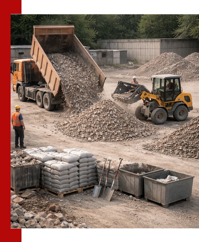 Вторичные материалы для отсыпки в Лениногорске — поставка и доставка