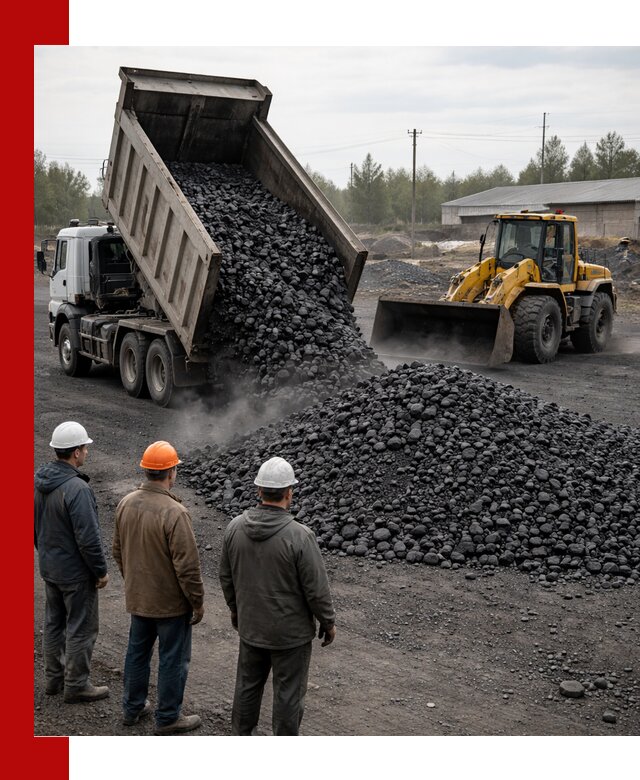 Доставка угля антрацита в Лениногорске с самосвалами и погрузкой