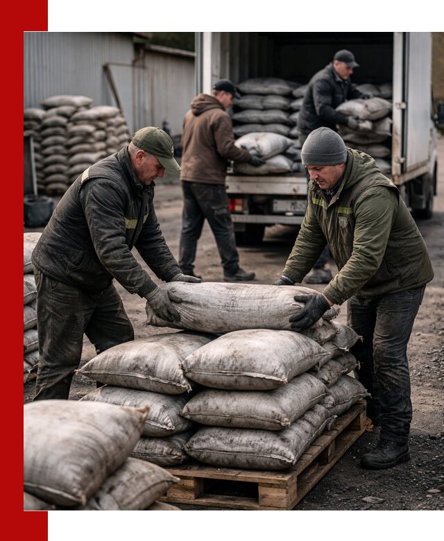 Доставка угля в мешках по выгодным ценам в Лениногорске